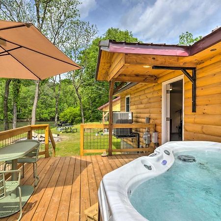 Cozy Cabin On Tuckasegee River - Near Bryson City Exterior foto